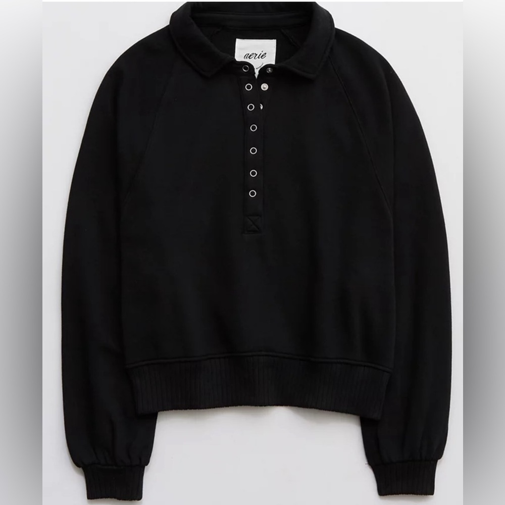 Aerie Quarter Snap Sweatshirt
